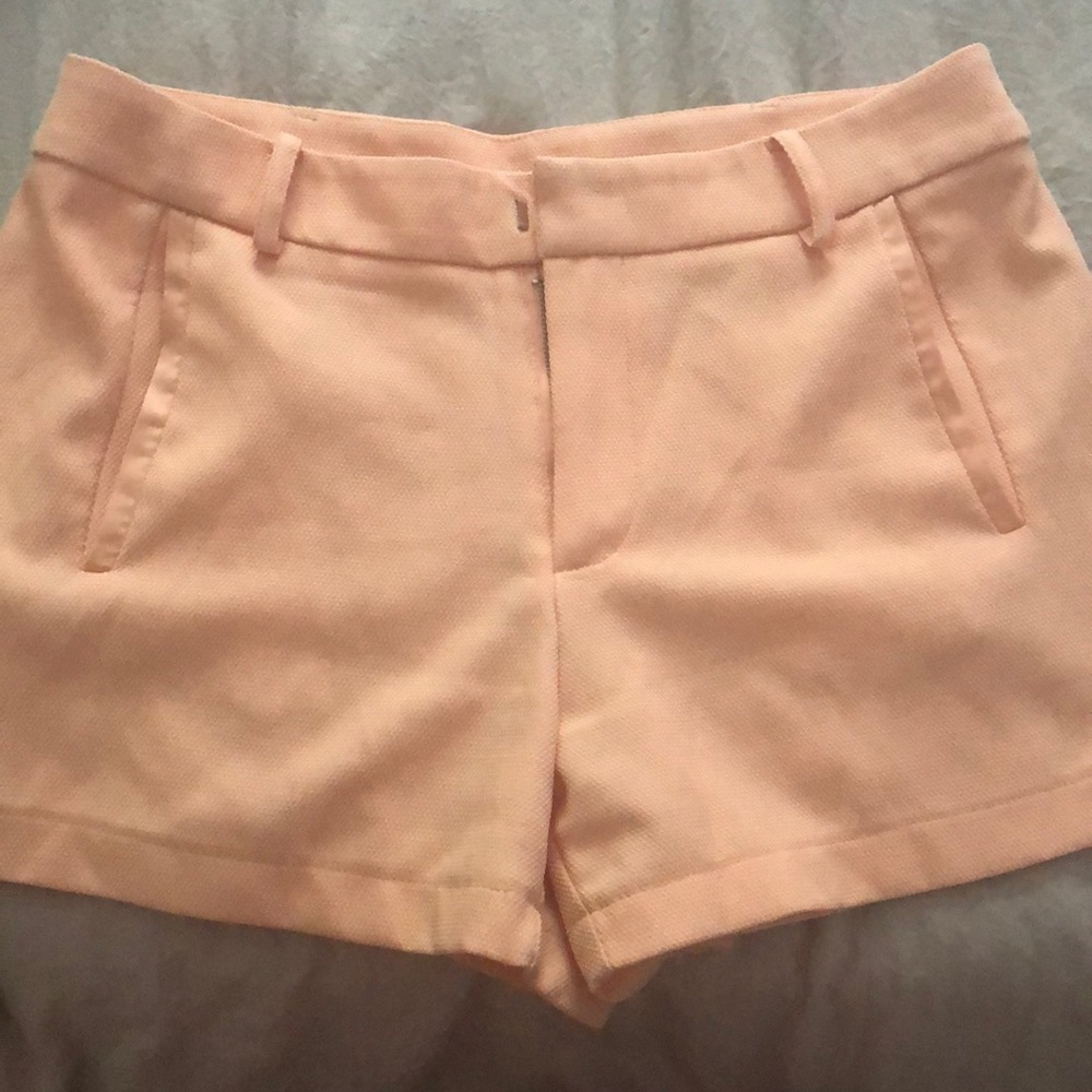 Sophie Rue salmon peach dress shorts